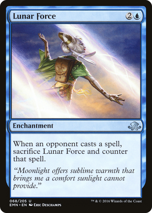 Lunar Force (EMN-068) [Eldritch Moon] MTG Single Wizards of the Coast