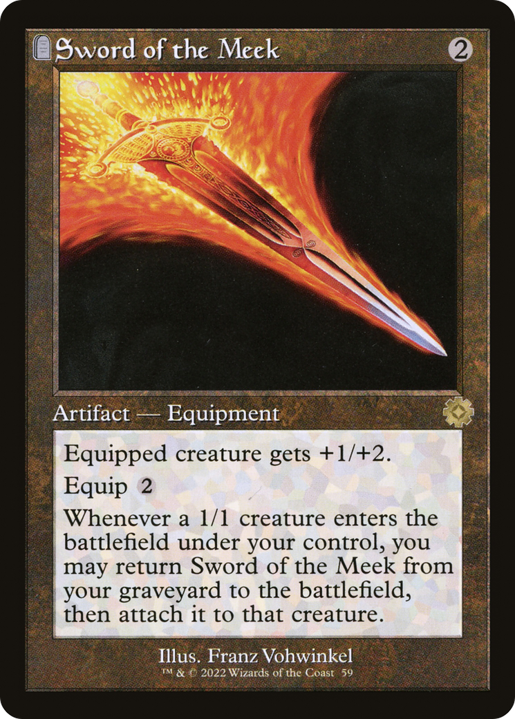 Sword of the Meek (BRR-059) [The Brothers' War Retro Artifacts] MTG Single Wizards of the Coast