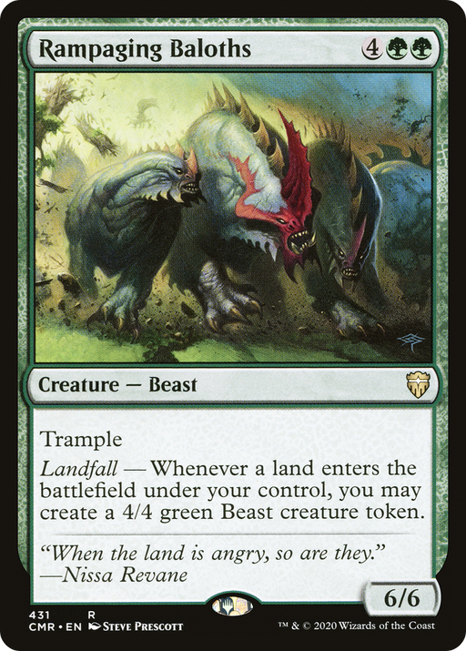 Rampaging Baloths (CMR-431) [Commander Legends] MTG Single Wizards of the Coast