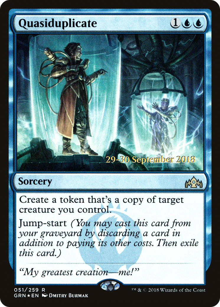 Quasiduplicate (PRE-051) [Guilds of Ravnica Promos] Foil MTG Single Wizards of the Coast
