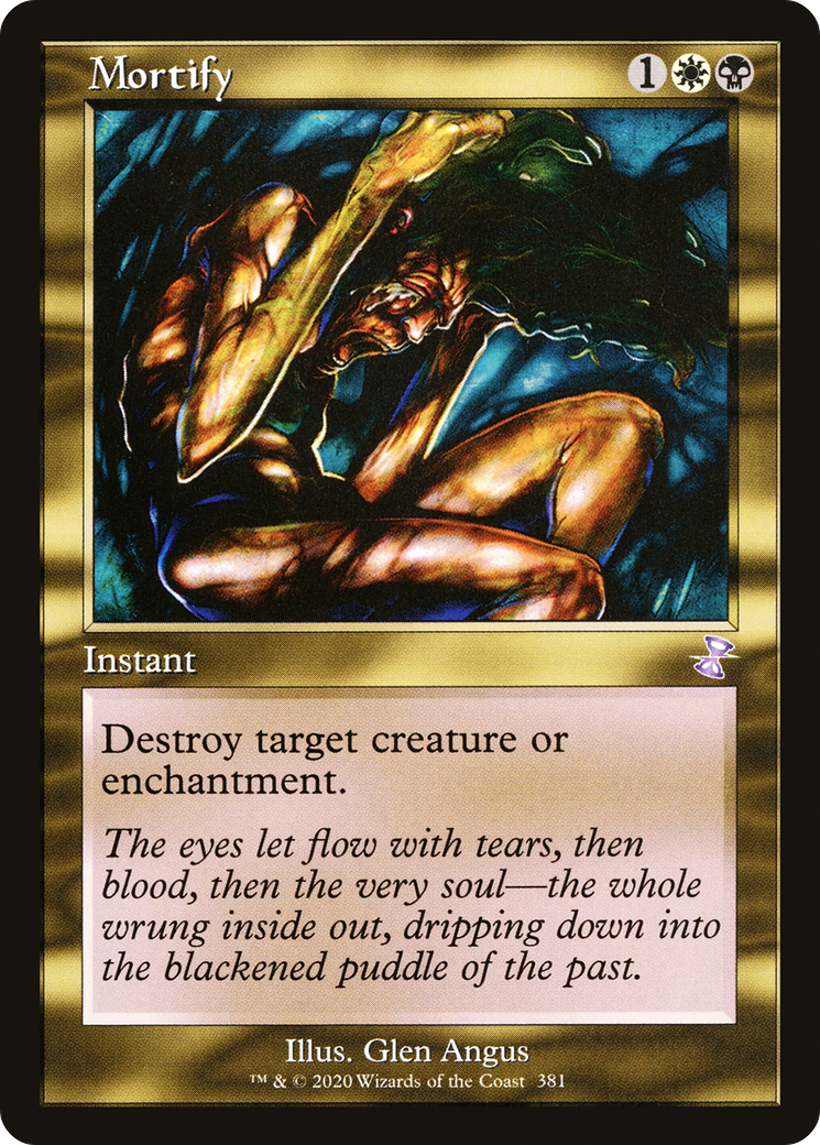 Mortify (TSR-381) [Time Spiral Remastered] Foil MTG Single Wizards of the Coast