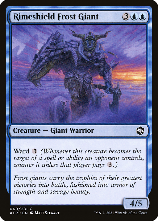 Rimeshield Frost Giant (AFR-069) [Adventures in the Forgotten Realms] MTG Single Wizards of the Coast