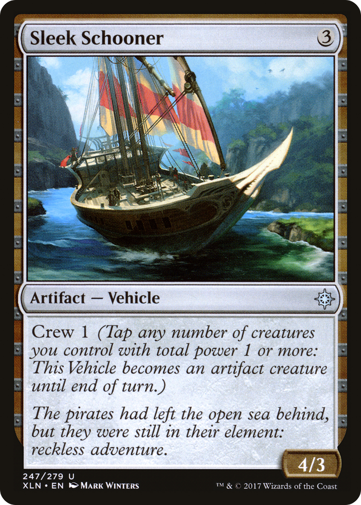 Sleek Schooner (XLN-247) [Ixalan] MTG Single Wizards of the Coast