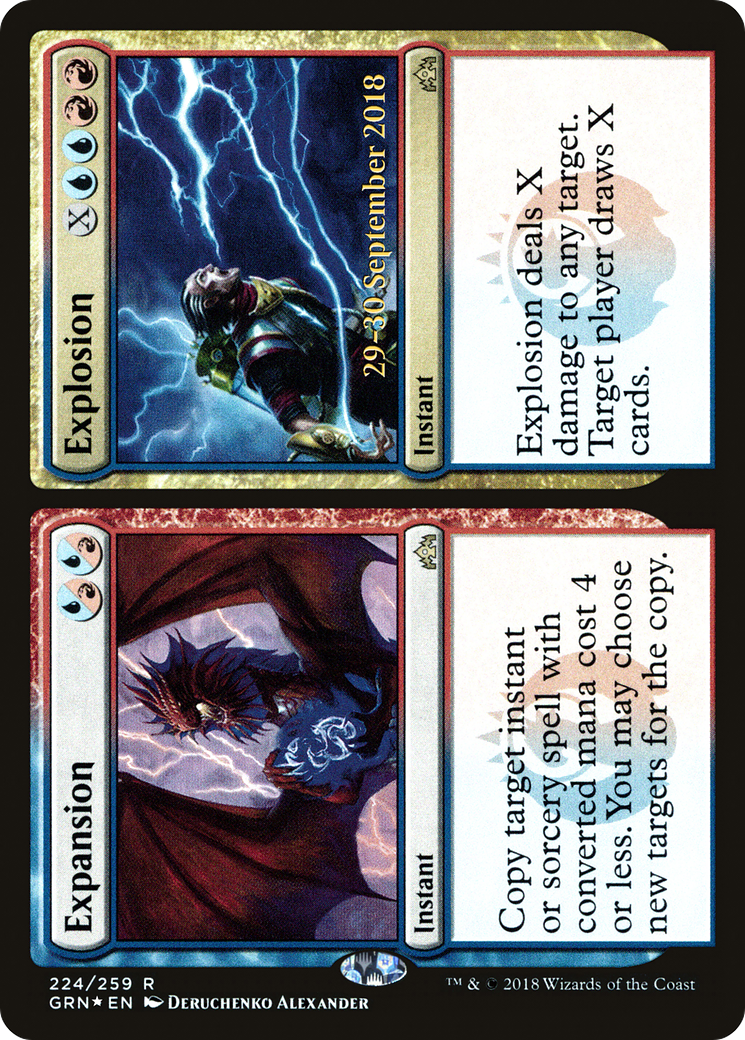 Expansion // Explosion [Guilds of Ravnica Prerelease Promos] MTG Single Magic: The Gathering