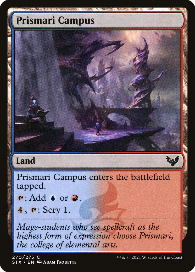 Prismari Campus (STX-270) [Strixhaven: School of Mages] Foil MTG Single Wizards of the Coast