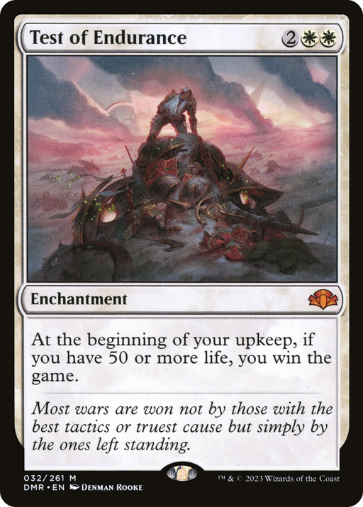 Test of Endurance (DMR-032) [Dominaria Remastered] Foil MTG Single Wizards of the Coast