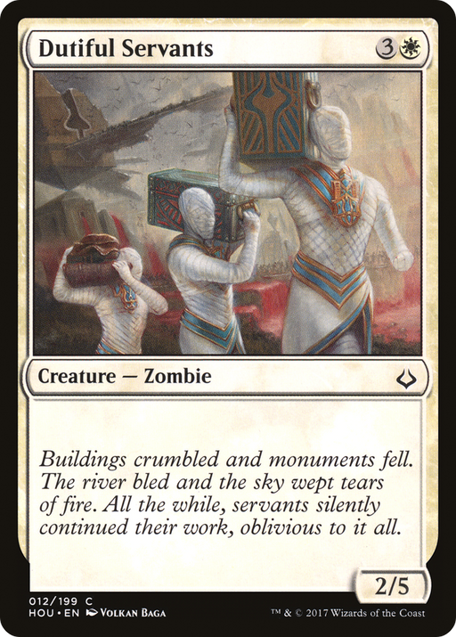 Dutiful Servants (HOU-012) [Hour of Devastation] MTG Single Wizards of the Coast