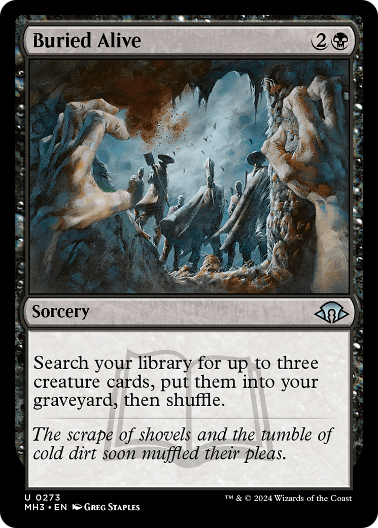 Buried Alive (MH3-273) [Modern Horizons 3] Foil MTG Single Wizards of the Coast