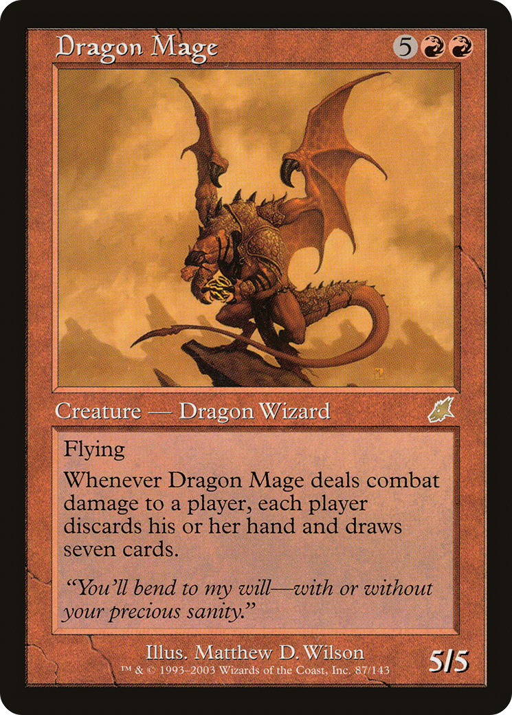 Dragon Mage [Scourge] MTG Single Magic: The Gathering