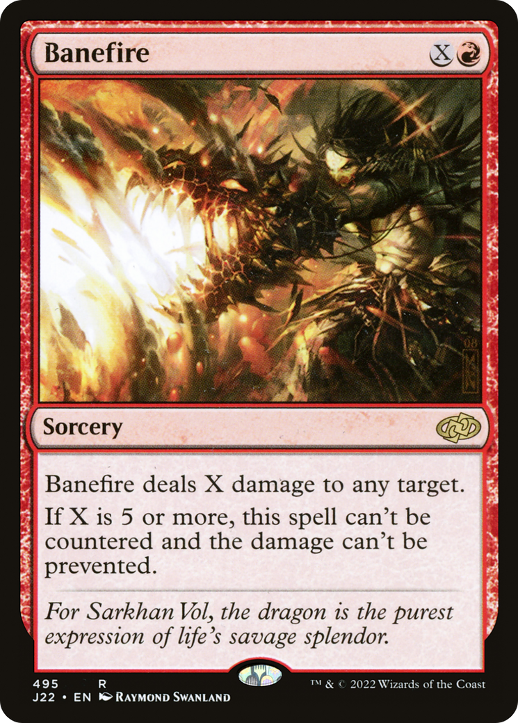Banefire (J22-495) [Jumpstart 2022] MTG Single Wizards of the Coast