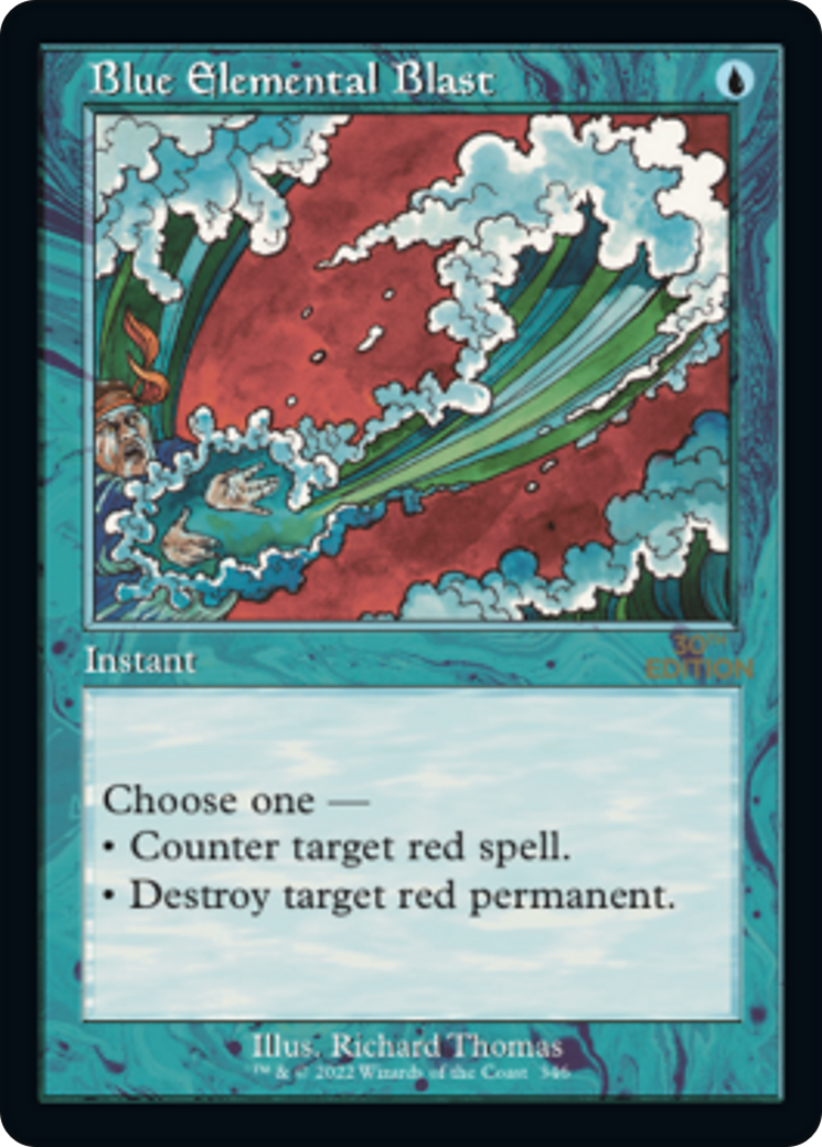 Blue Elemental Blast (30A-346) [30th Anniversary Edition] MTG Single Wizards of the Coast