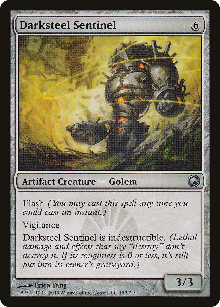 Darksteel Sentinel (SOM-152) [Scars of Mirrodin] MTG Single Wizards of the Coast