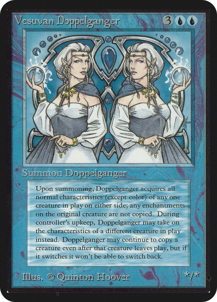 Vesuvan Doppelganger (LEA-087) [Oldschool] Limited Edition Alpha MTG Single Wizards of the Coast