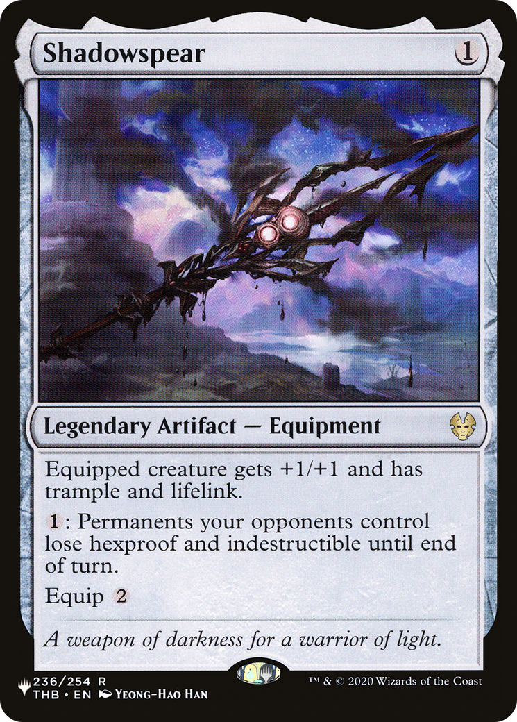 Shadowspear (LIST-236) [Mystery Booster] The List MTG Single Wizards of the Coast