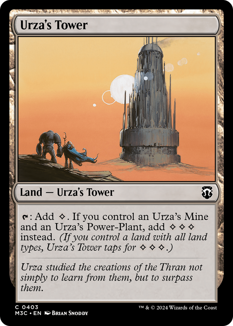 Urza's Tower (M3C-403) [Modern Horizons 3 Commander] MTG Single Wizards of the Coast