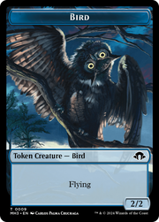 Servo // Bird Double-Sided Token [Tokens] Modern Horizons 3 Tokens MTG Single Magic: The Gathering
