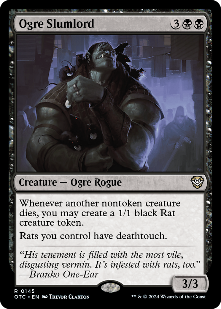 Ogre Slumlord (OTC-145) [Outlaws of Thunder Junction Commander] MTG Single Wizards of the Coast