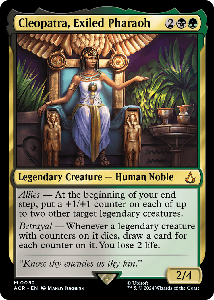 Cleopatra, Exiled Pharaoh (ACR-052) [Assassin's Creed] MTG Single Wizards of the Coast