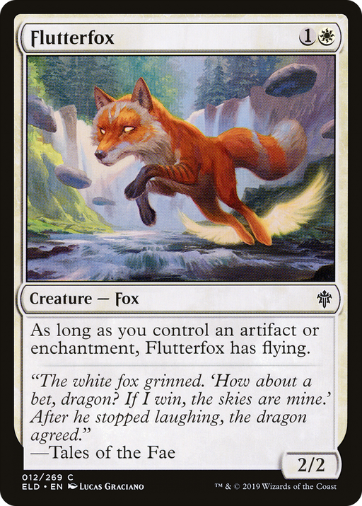 Flutterfox (ELD-012) [Throne of Eldraine] MTG Single Wizards of the Coast