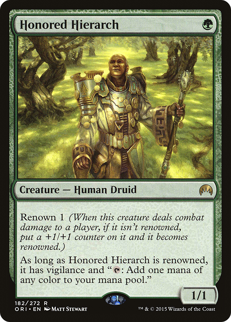 Honored Hierarch (ORI-182) [Magic Origins] MTG Single Wizards of the Coast