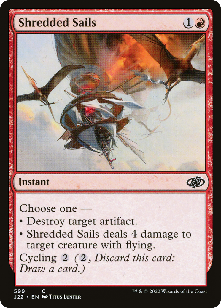 Shredded Sails (J22-599) [Jumpstart 2022] MTG Single Wizards of the Coast