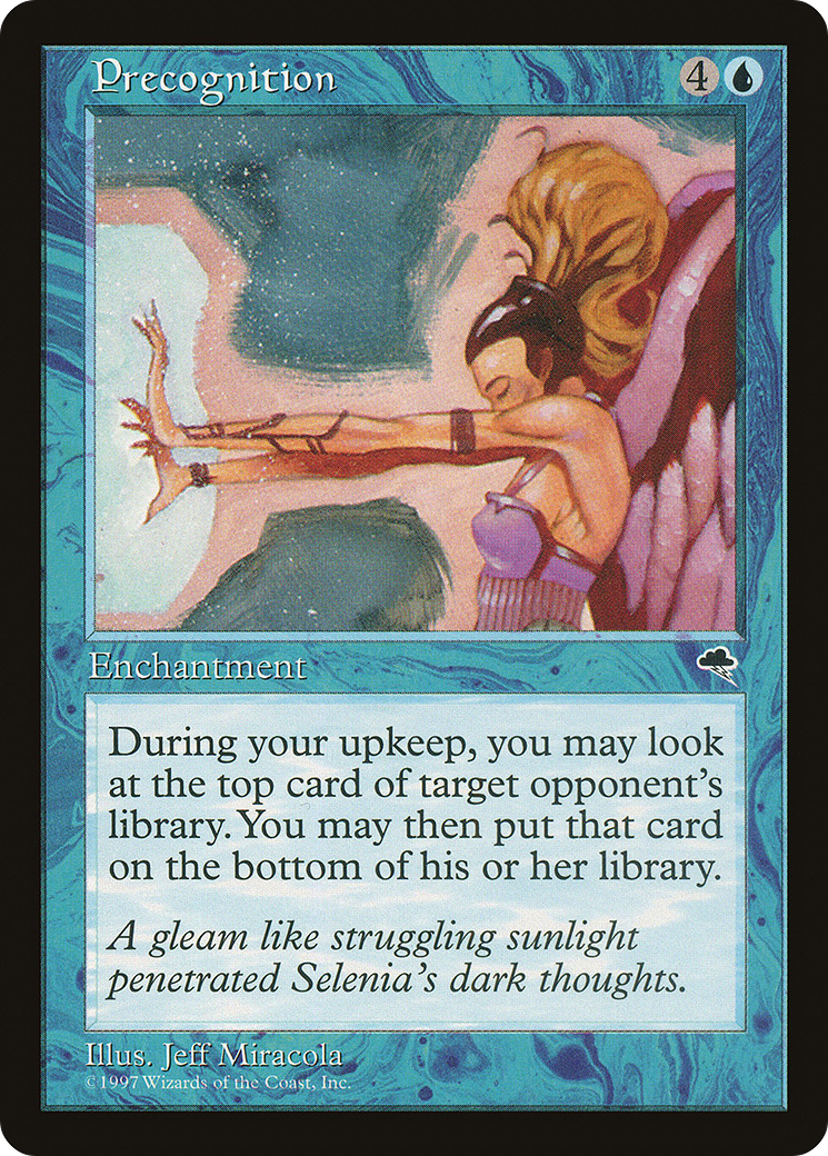 Precognition (TMP-079) [Tempest] MTG Single Wizards of the Coast