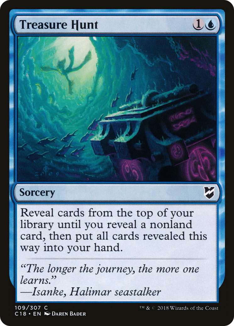 Treasure Hunt (C18-109) [Commander 2018] MTG Single Wizards of the Coast