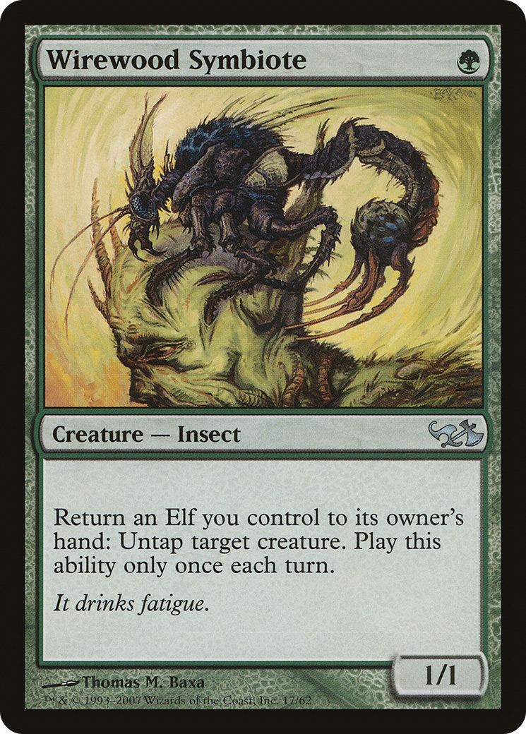 Wirewood Symbiote (EVG-017) [Misc] Duel Decks: Elves vs. Goblins MTG Single Wizards of the Coast