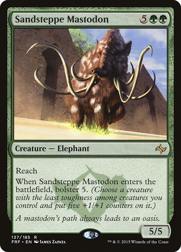 Sandsteppe Mastodon (FRF-137) [Fate Reforged] MTG Single Wizards of the Coast