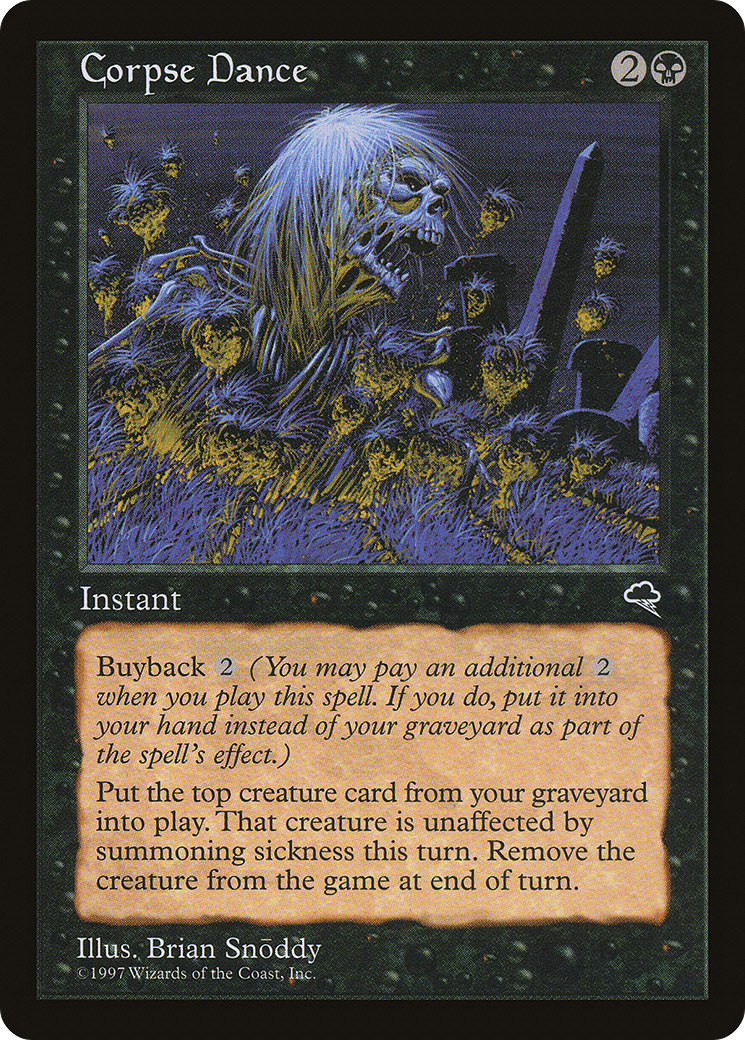 Corpse Dance (TMP-116) [Tempest] MTG Single Wizards of the Coast