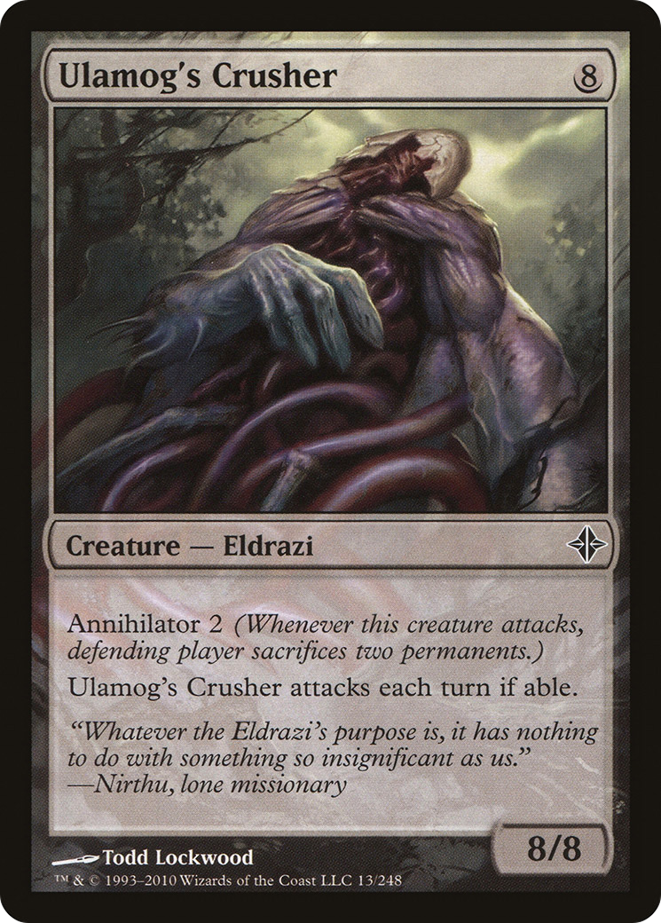 Ulamog's Crusher (ROE-013) [Rise of the Eldrazi] Foil MTG Single Wizards of the Coast