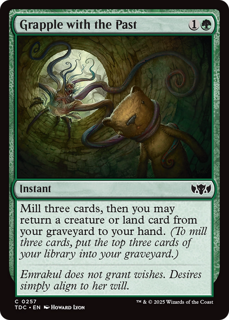 Grapple with the Past (TDC-257) [Commander: Tarkir: Dragonstorm] MTG Single Wizards of the Coast