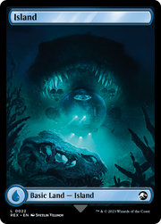 Island (REX-022) [Jurassic World Collection] Foil MTG Single Wizards of the Coast