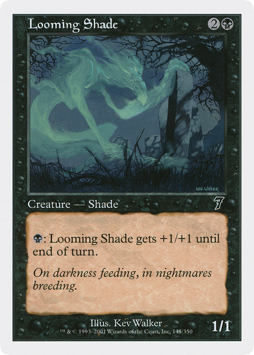 Looming Shade (7ED-145) [7th Edition] Foil MTG Single Wizards of the Coast