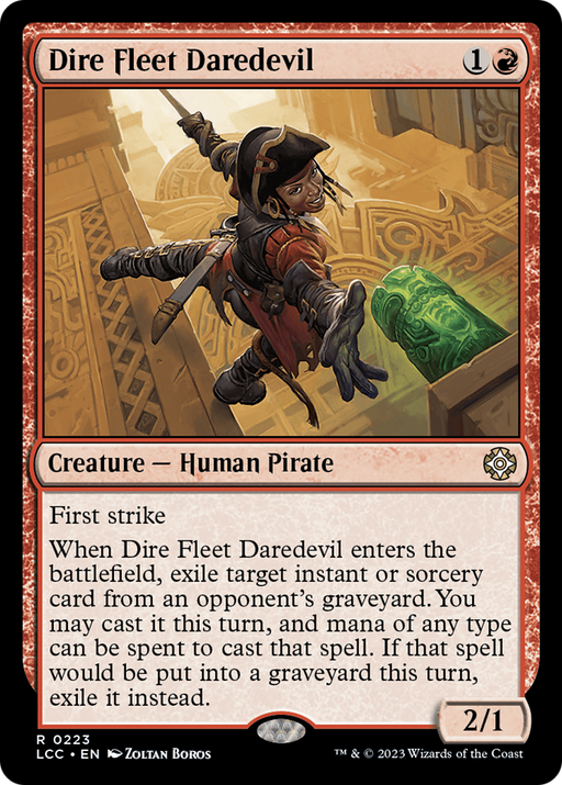 Dire Fleet Daredevil (LCC-223) [The Lost Caverns of Ixalan Commander] MTG Single Wizards of the Coast