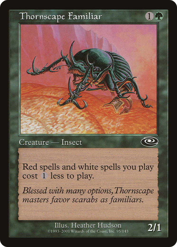 Thornscape Familiar (PLS-095) [Planeshift] Foil MTG Single Wizards of the Coast