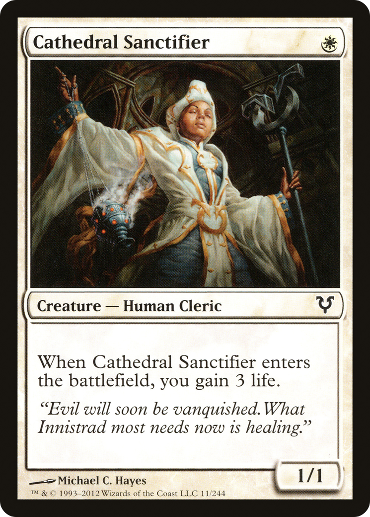 Cathedral Sanctifier (AVR-011) [Avacyn Restored] MTG Single Wizards of the Coast