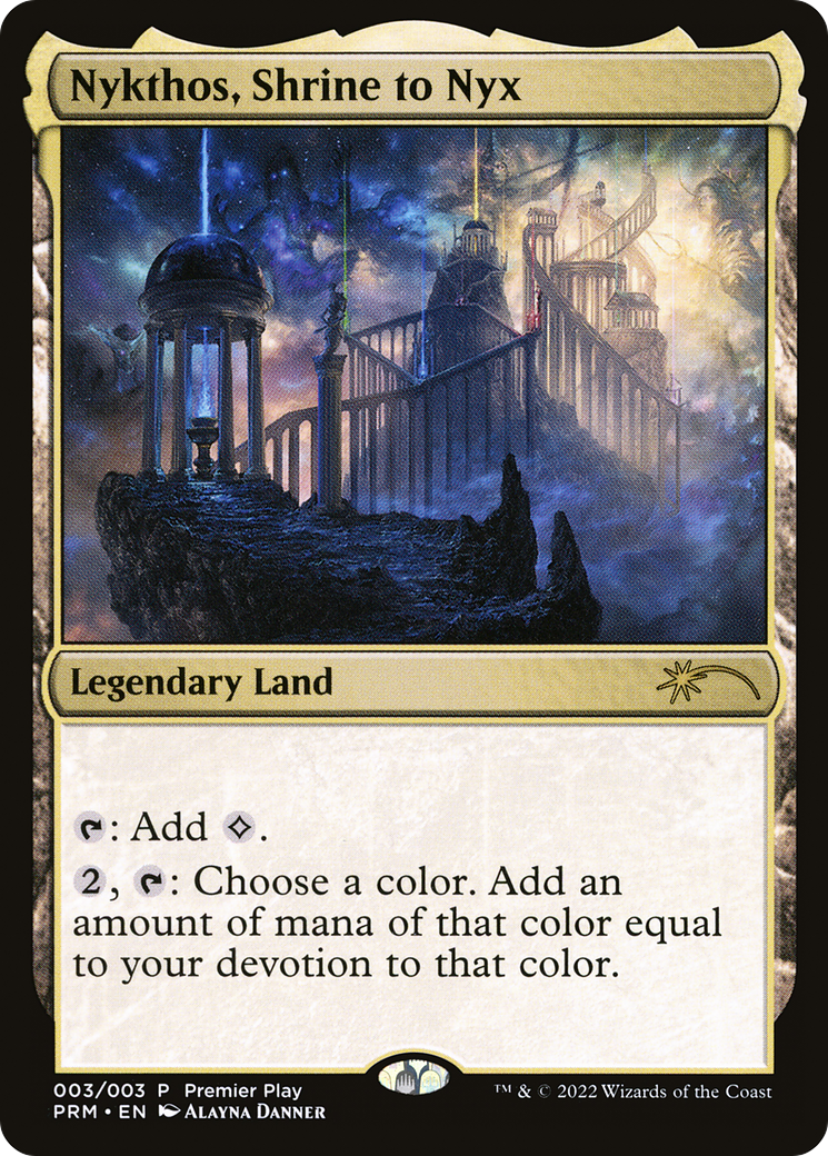 Nykthos, Shrine to Nyx (PTP-003) [Misc] Pro Tour Promos Foil MTG Single Wizards of the Coast