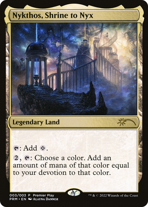 Nykthos, Shrine to Nyx (PTP-003) [Misc] Pro Tour Promos Foil MTG Single Wizards of the Coast