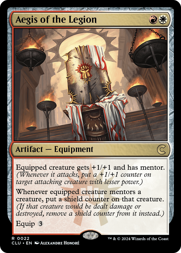 Aegis of the Legion (CLU-022) [Ravnica: Clue Edition] MTG Single Wizards of the Coast