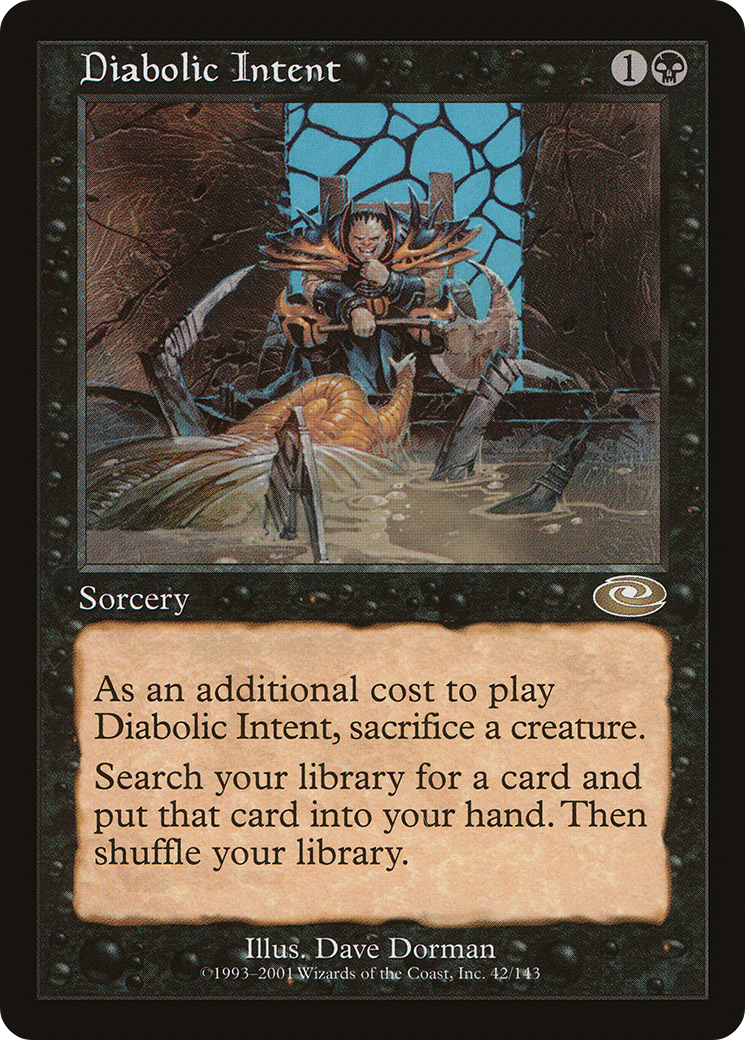 Diabolic Intent (PLS-042) [Planeshift] Foil MTG Single Wizards of the Coast