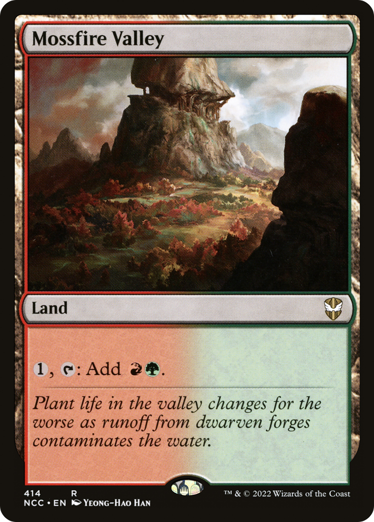 Mossfire Valley (NCC-414) [New Capenna Commander] MTG Single Wizards of the Coast