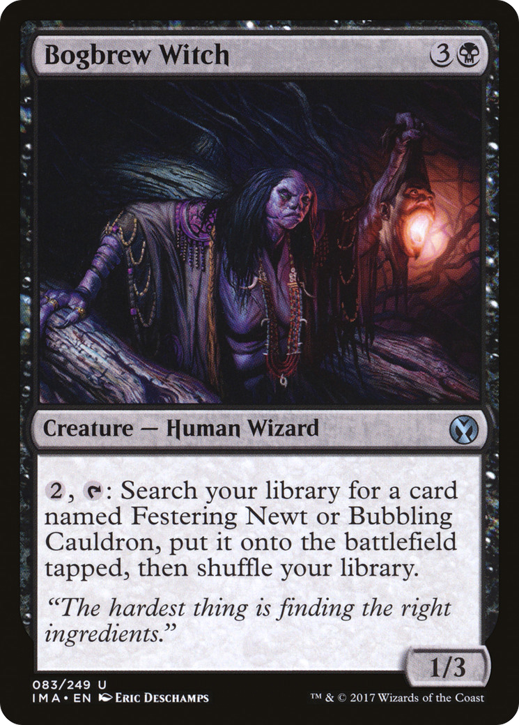 Bogbrew Witch (IMA-083) [Iconic Masters] Foil MTG Single Wizards of the Coast