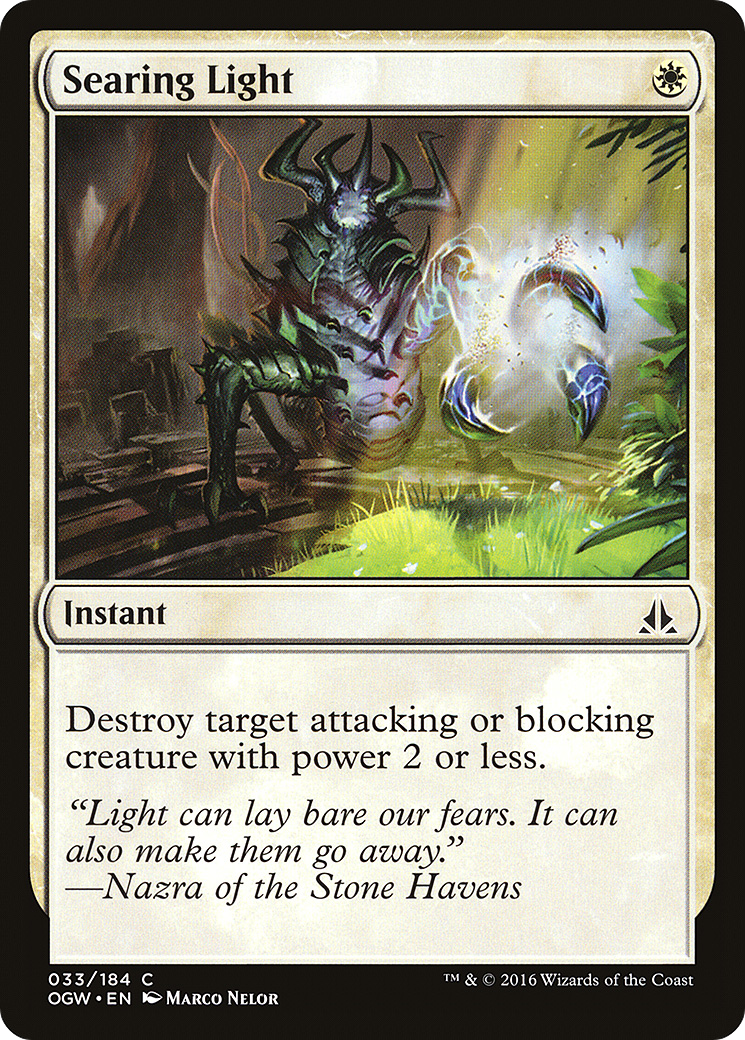 Searing Light (OGW-033) [Oath of the Gatewatch] Foil MTG Single Wizards of the Coast