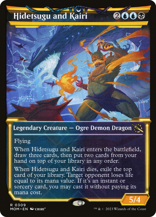 Hidetsugu and Kairi (MOM-309) [March of the Machine] (Showcase) MTG Single Wizards of the Coast