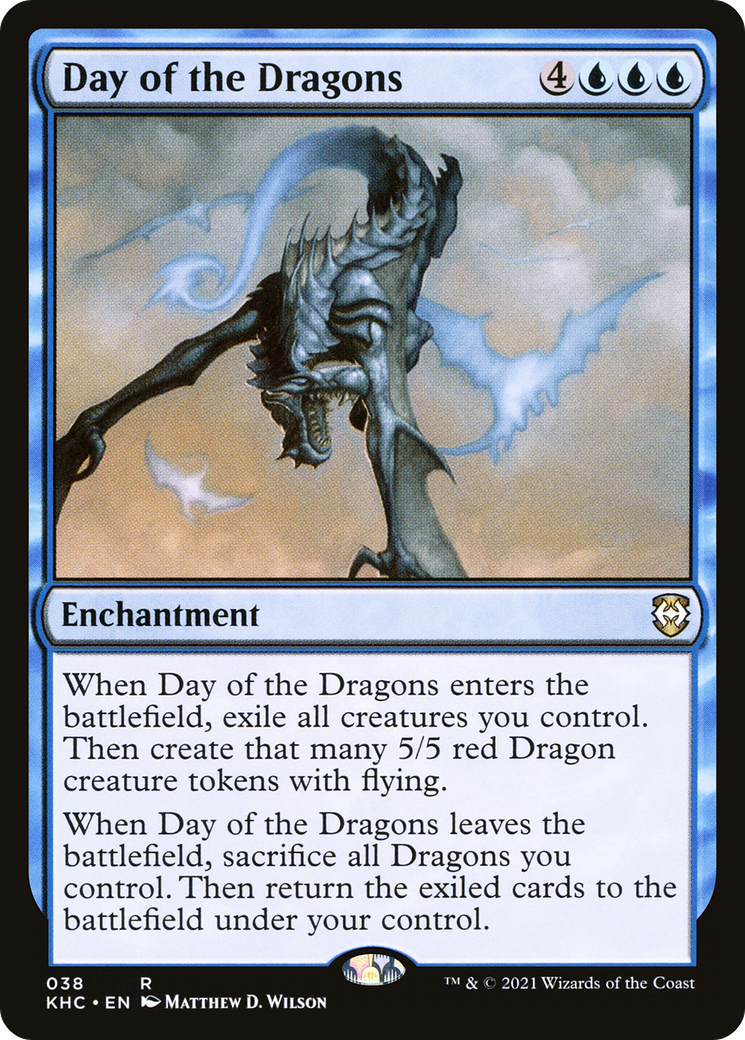 Day of the Dragons (KHC-038) [Kaldheim Commander] MTG Single Wizards of the Coast