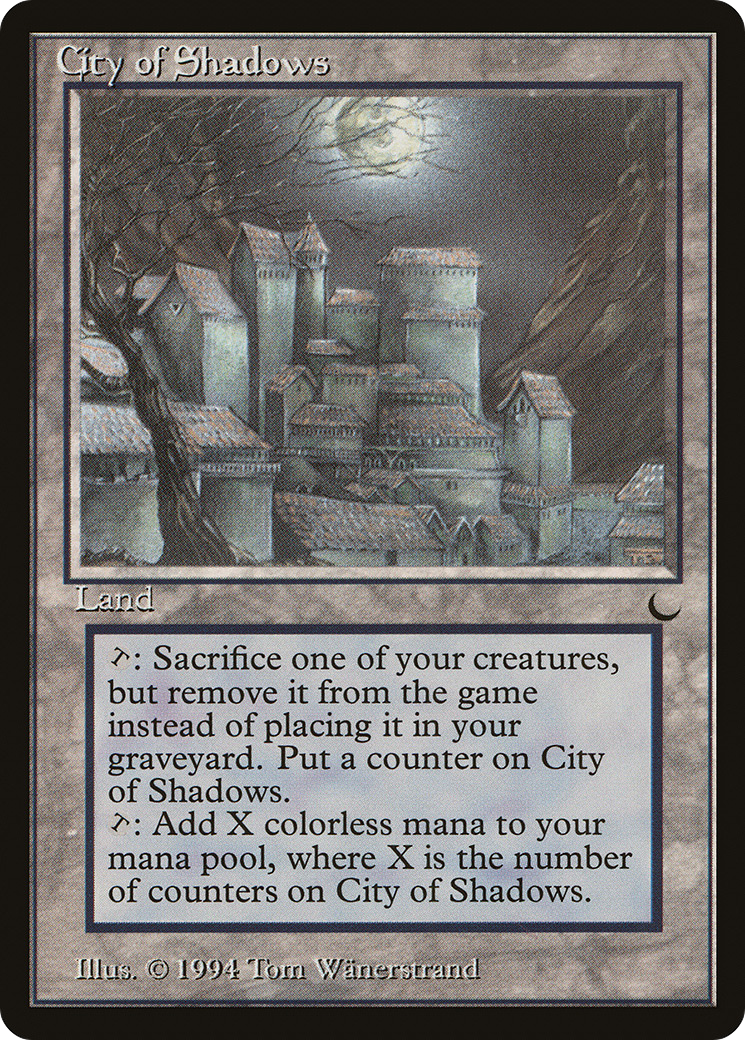 City of Shadows (DRK-) [Oldschool] The Dark MTG Single Wizards of the Coast