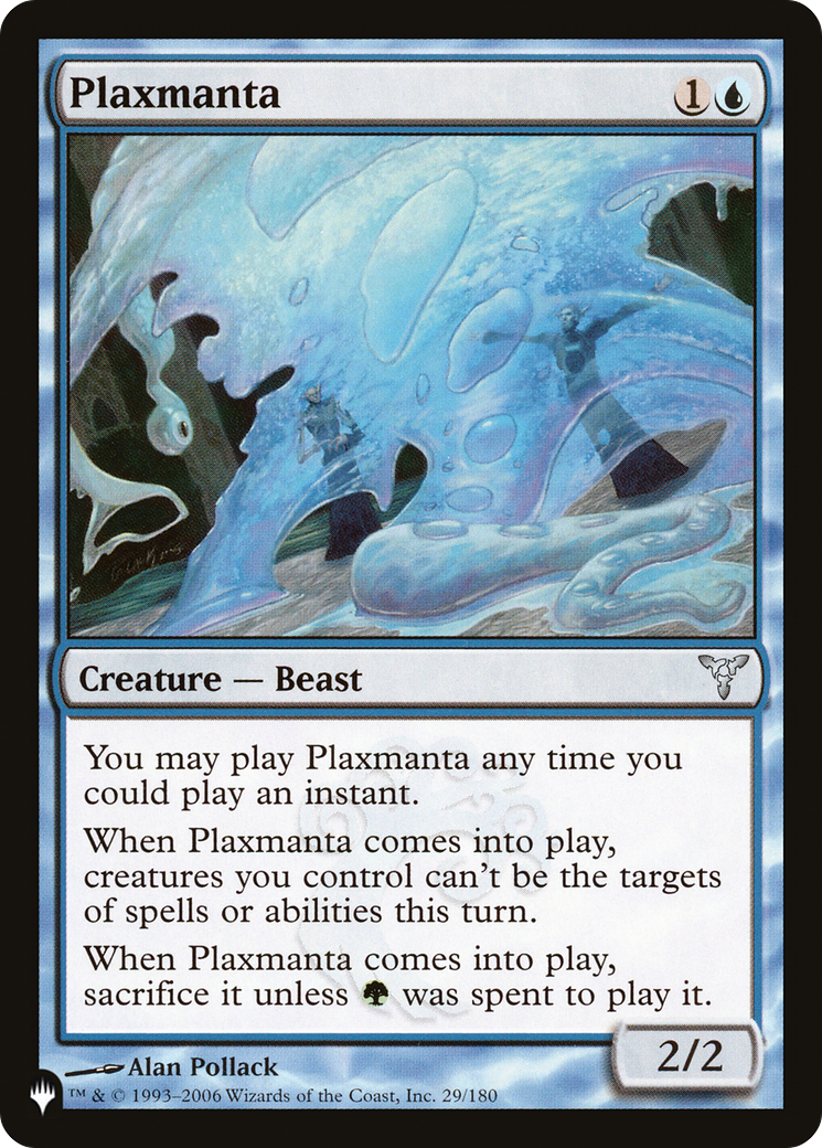 Plaxmanta (LIST-DIS-29) [Mystery Booster] The List MTG Single Wizards of the Coast