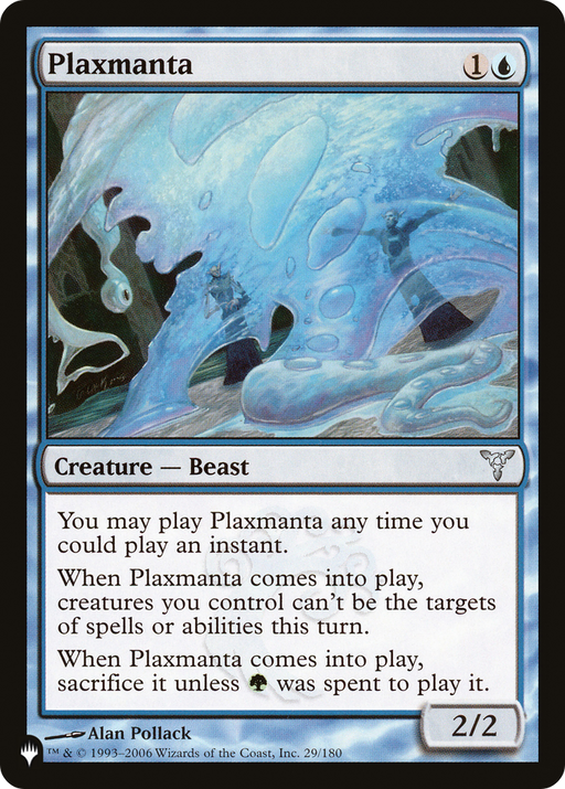 Plaxmanta (LIST-DIS-29) [Mystery Booster] The List MTG Single Wizards of the Coast
