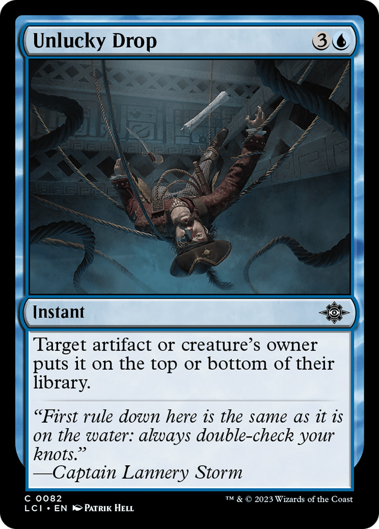 Unlucky Drop (LCI-082) [The Lost Caverns of Ixalan] Foil MTG Single Wizards of the Coast